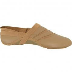 Dance Class® Child Leather and Spandex Jazz Shoe