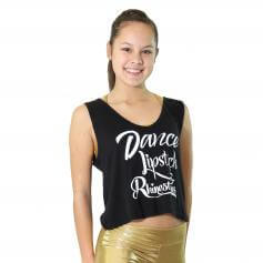 Trendy Trends \"Dance, Lipstick, Rhinestone\" Heart Back Tank
