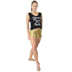 Trendy Trends \"Dance, Lipstick, Rhinestone\" Heart Back Tank