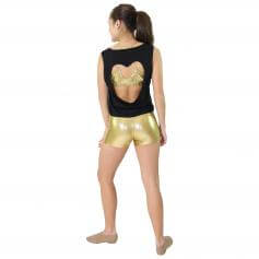 Trendy Trends \"Dance, Lipstick, Rhinestone\" Heart Back Tank