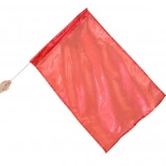 Metallic Flag with Rod