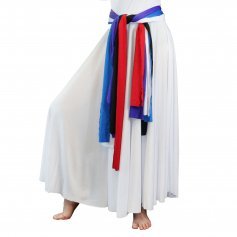 Danzcue Child Solid Dance Sash Danzcue Child Solid Dance Sash