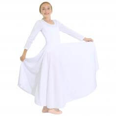 Danzcue Praise Full Length Long Sleeve Child Dance Dress