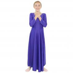 Danzcue Praise Full Length Long Sleeve Child Dance Dress