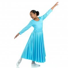 Danzcue Praise Full Length Long Sleeve Child Dance Dress