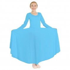 Danzcue Praise Full Length Long Sleeve Child Dance Dress