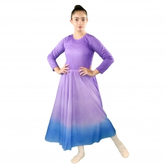 Danzcue Praise Full Length Long Sleeve Child Dance Dress