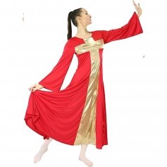 Danzcue Praise Dance Cross Long Dress