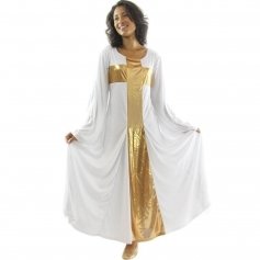 Danzcue Praise Dance Cross Long Dress