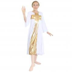 Danzcue Child Praise Cross Long Dress