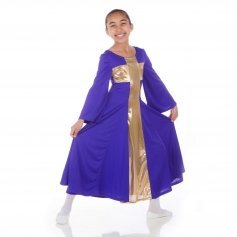 Danzcue Child Praise Cross Long Dress