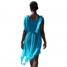 Danzcue Fern Green Crepe Overdress (leotard not included)