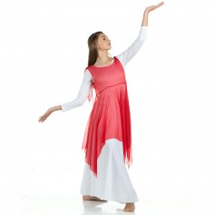 Danzcue Crepe Praise Dance Overdress (leotard not included)