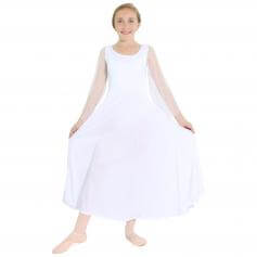Danzcue Child Princess Angel Sleeve Praise Dance Dress