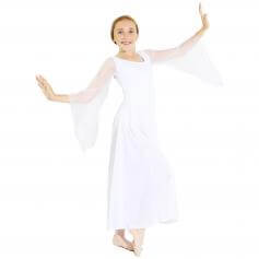 Danzcue Child Princess Angel Sleeve Praise Dance Dress