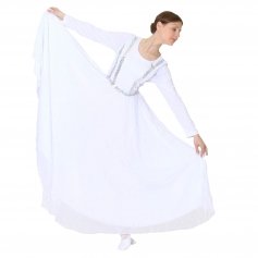 Danzcue Full Length Vivid Chiffon Praise Dance Dress