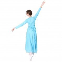 Danzcue Full Length Vivid Chiffon Praise Dance Dress