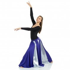 Praise Dance Long Circle Skirt