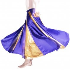 Praise Dance Long Circle Skirt