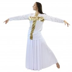 Danzcue Woman Praise Cross Inspired Pullover