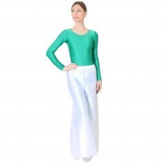Danzcue Classic Satin Palazzo Pants