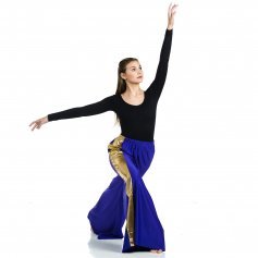 Danzcue Praise Dance Two-Tone Palazzo Pants