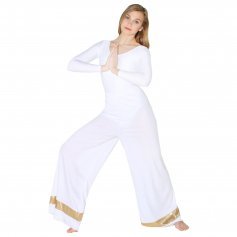 Danzcue Praise Dance Two-Tone Palazzo Pants