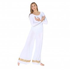 Danzcue Praise Dance Two-Tone Palazzo Pants