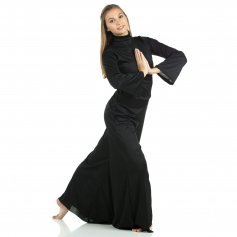 Danzcue Long Sleeve Praise Dance Turtleneck Jumpsuit