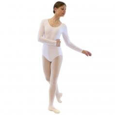 Danzcue Basic Nylon Long Sleeve Adult Leotard