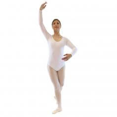 Danzcue Basic Nylon Long Sleeve Adult Leotard