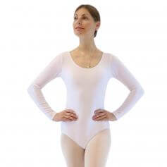 Danzcue Basic Nylon Long Sleeve Adult Leotard