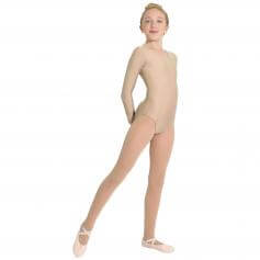 Danzcue Basic Nylon Long Sleeve Child Leotard