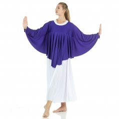 Angel Wing Liturgical Dance Drapey Pullover [WST501]