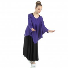 Child Angel Wing Liturgical Dance Drapey Pullover