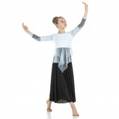 Child Ministry Dance Chiffon Skirted Tunic