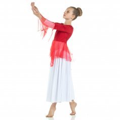 Child Ministry Dance Chiffon Skirted Tunic