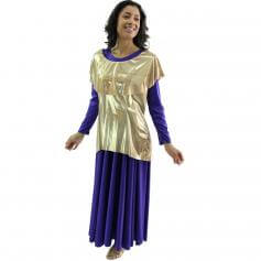 Danzcue Metallic Tunic Pullover