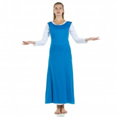 Tunic Worship Dance with Side Slits (white dress not included)