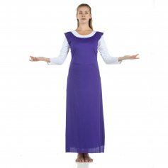 Tunic Worship Dance with Side Slits (white dress not included)