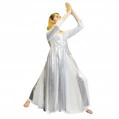 Danzcue Praise Dance Metallic Streamer Tunic (dress not included)