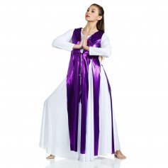 Danzcue Praise Dance Metallic Streamer Tunic (dress not included)