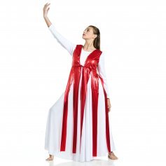 Danzcue Praise Dance Metallic Streamer Tunic (dress not included)