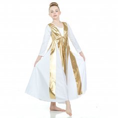 Danzcue Praise Dance Metallic Streamer Tunic (dress not included)