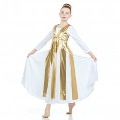 Danzcue Praise Dance Metallic Streamer Tunic (dress not included)