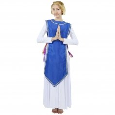 Danzcue Ministry Dance Satin Traditional Ephod Top