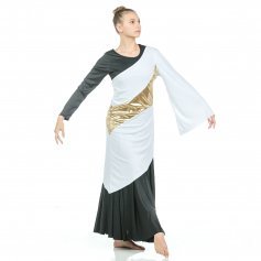 Danzcue Asymmetrical Praise Dance Pullover [WST519]