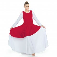 Danzcue Asymmetrical Praise Dance Tunic with Side Slits