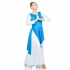 Danzcue Asymmetrical Praise Dance Tunic with Side Slits