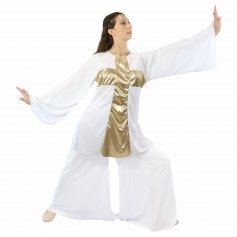 Danzcue Worship Praise Dance Cross Pullover Top [WST527]